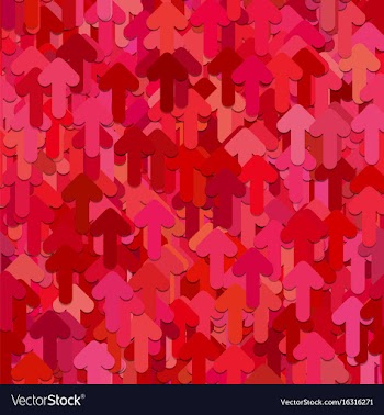 Seamless arrow background pattern - graphic vector image