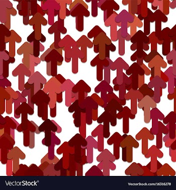 Seamless arrow background pattern - graphic vector image