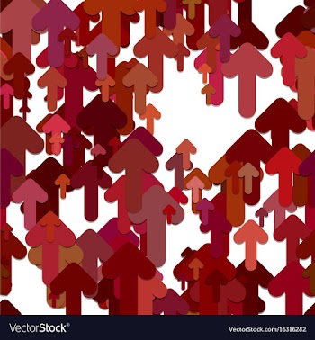 Seamless arrow background pattern - graphic vector image
