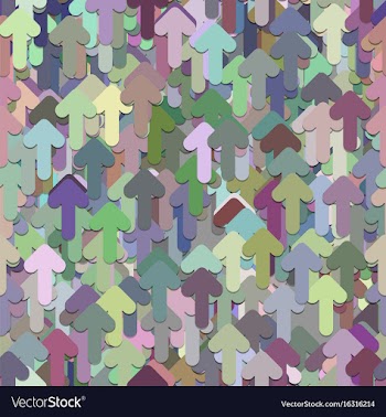Seamless arrow background pattern vector image