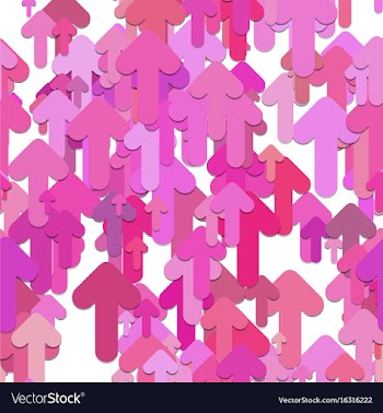 Seamless arrow background pattern vector image