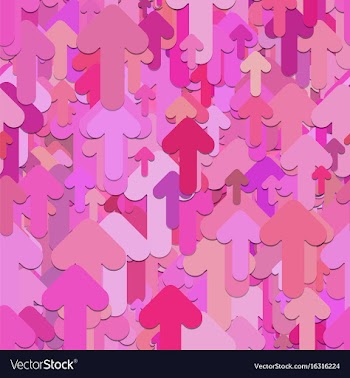 Seamless arrow background pattern vector image