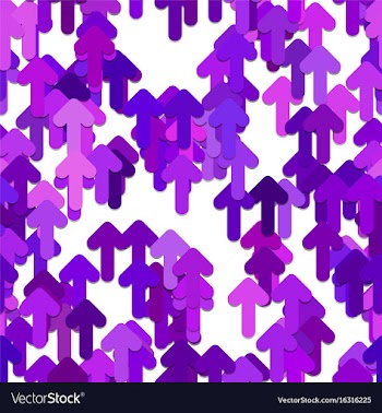 Seamless arrow background pattern vector image