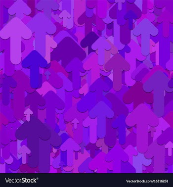 Seamless arrow background pattern vector image