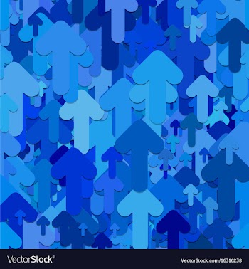 Seamless arrow background pattern vector image