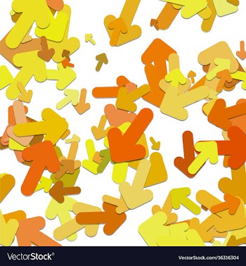 Seamless arrow background pattern vector image