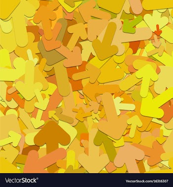 Seamless arrow background pattern vector image