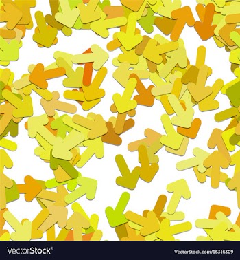 Seamless arrow background pattern vector image