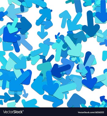 Seamless arrow pattern background - graphic from vector image