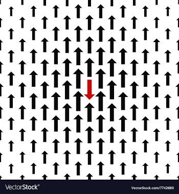 Seamless arrow pattern of resistance vector image