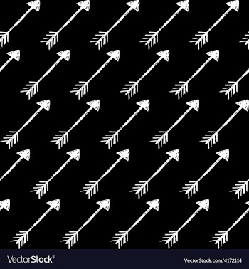 Seamless arrow pattern vector image