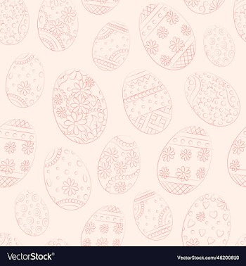 seamless background for easter holiday