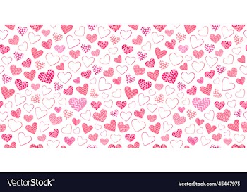 seamless background with different stylized