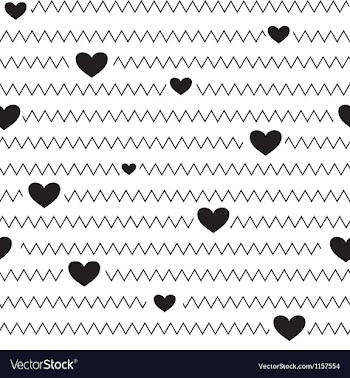  					Seamless background with hearts vector image														