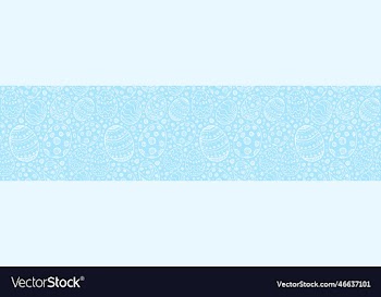 seamless background with white contour easter eggs