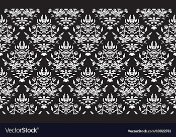 Seamless baroque pattern vector image