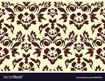Seamless baroque pattern vector image