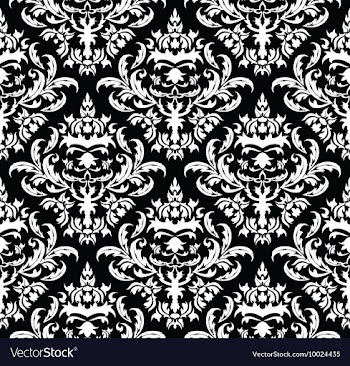 Seamless baroque pattern vector image
