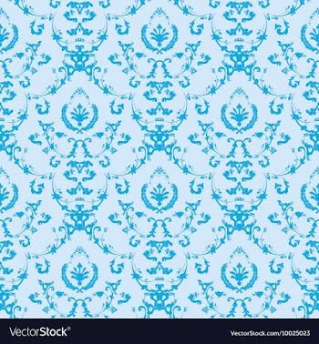 Seamless baroque pattern vector image