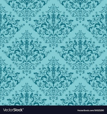 Seamless baroque pattern vector image