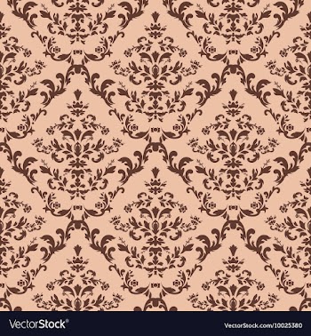 Seamless baroque pattern vector image