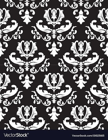 Seamless baroque pattern vector image