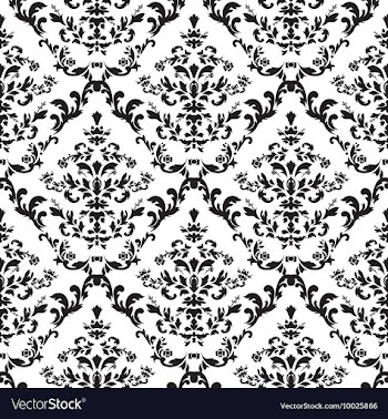 Seamless baroque pattern vector image