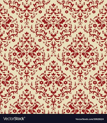 Seamless baroque pattern vector image
