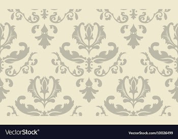 Seamless baroque pattern vector image