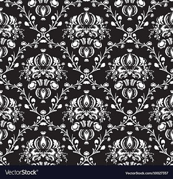 Seamless baroque pattern vector image
