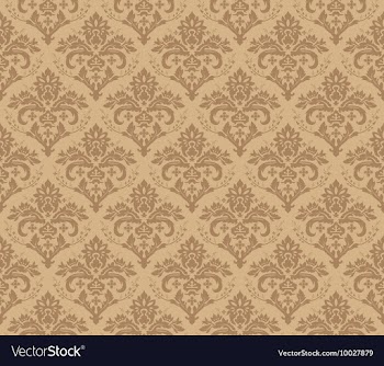 Seamless baroque pattern vector image