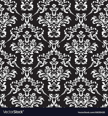 Seamless baroque pattern vector image