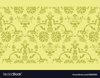 Seamless baroque pattern vector image