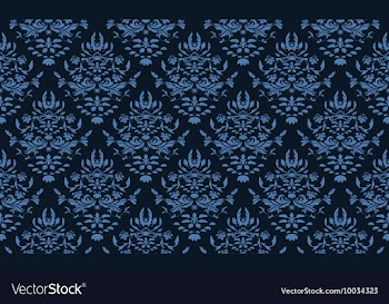 Seamless baroque pattern vector image
