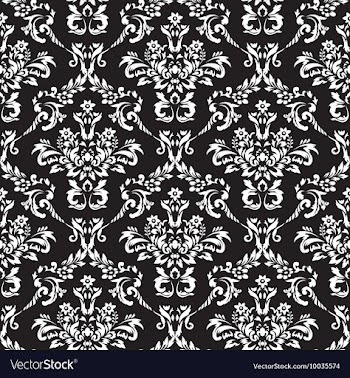 Seamless baroque pattern vector image