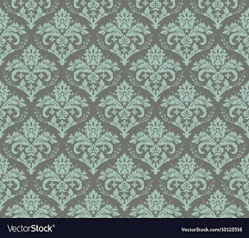 Seamless baroque pattern vector image