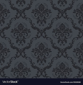 Seamless baroque pattern vector image