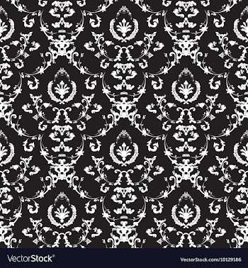 Seamless baroque pattern vector image