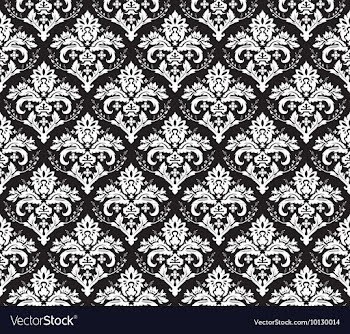 Seamless baroque pattern vector image