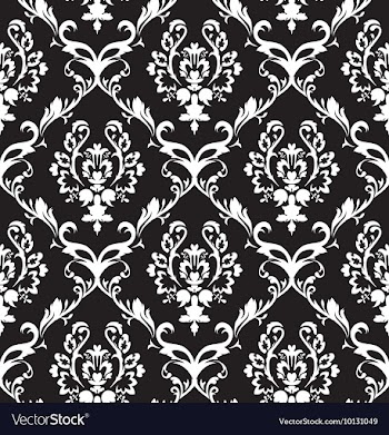 Seamless baroque pattern vector image