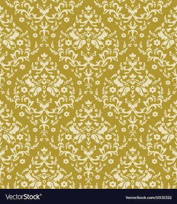 Seamless baroque pattern vector image