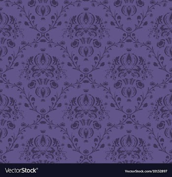 Seamless baroque pattern vector image