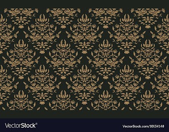 Seamless baroque pattern vector image