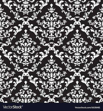 Seamless baroque pattern vector image