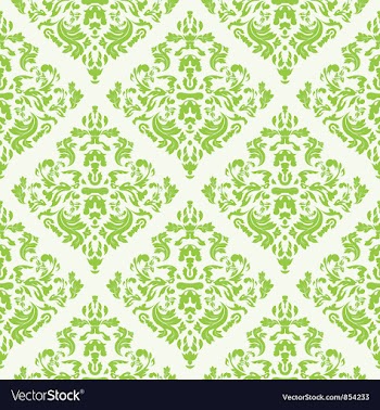 Seamless baroque pattern vector image