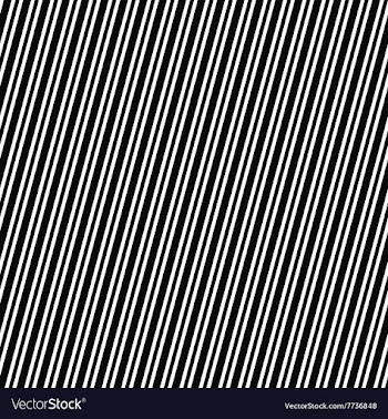 Seamless black and white angular stripe pattern vector image