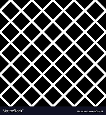 Seamless black and white diagonal square pattern vector image