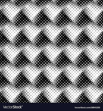 Seamless black and white diagonal square pattern vector image
