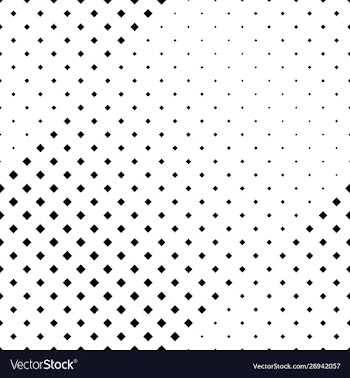 Seamless black and white diagonal square pattern vector image