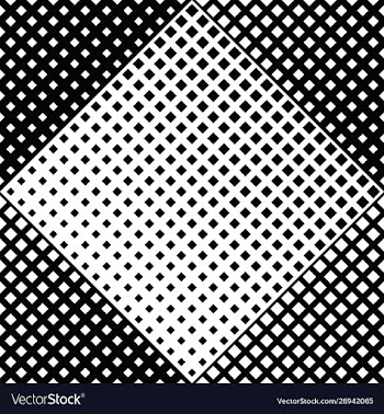 Seamless black and white diagonal square pattern vector image